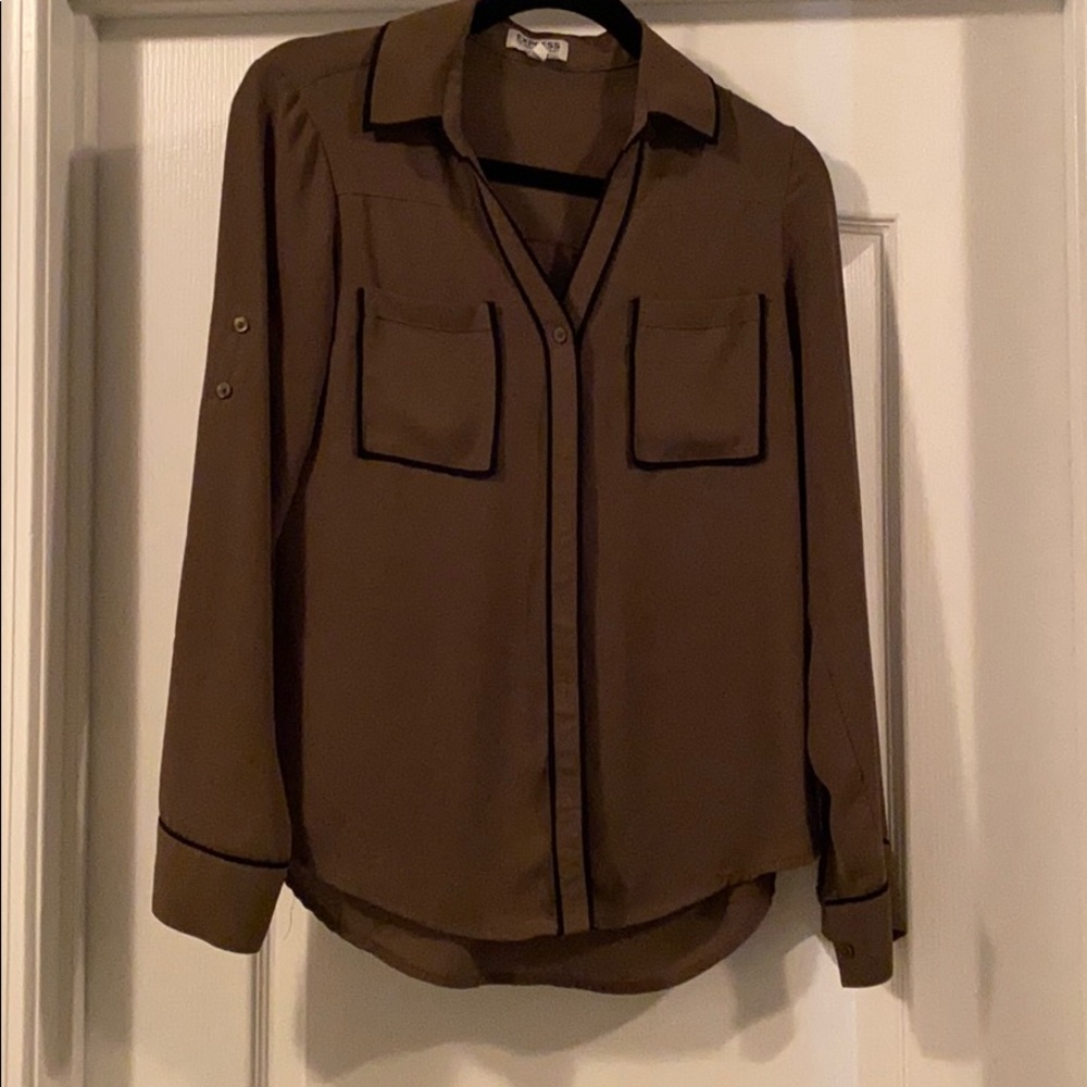 Olive green shirt